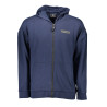 PLEIN SPORT MEN&39S BLUE SWEATSHIRT WITH ZIP