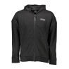 PLEIN SPORT SWEATSHIRT WITH ZIP MAN BLACK