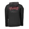 PLEIN SPORT SWEATSHIRT WITH ZIP MAN BLACK