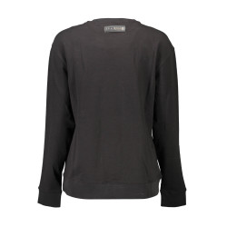 PLEIN SPORT SWEATSHIRT WITHOUT ZIP WOMAN BLACK