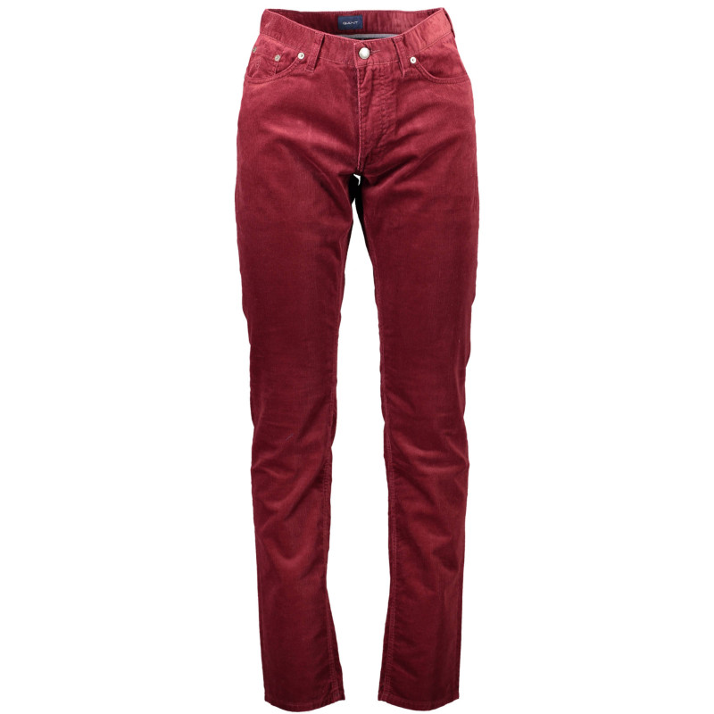 GANT RED MEN&39S TROUSERS