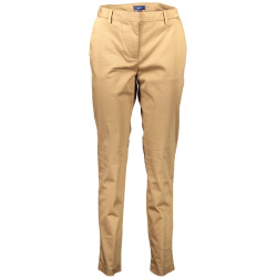 GANT WOMEN&39S BROWN TROUSERS