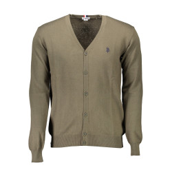 US POLO CARDIGAN MAN GREEN