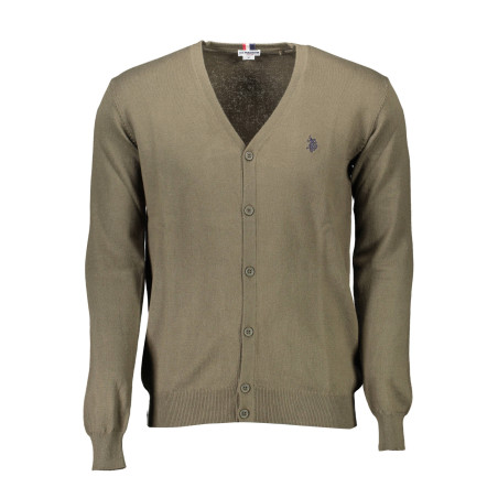 U.S. POLO CARDIGAN UOMO VERDE