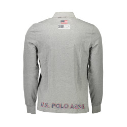 U.S. POLO POLO MANICHE LUNGHE UOMO GRIGIO