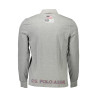 U.S. POLO POLO MANICHE LUNGHE UOMO GRIGIO