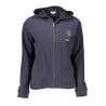 US POLO SWEATSHIRT WITH ZIP WOMAN BLUE