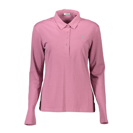 US POLO LONG SLEEVE POLO WOMAN PINK