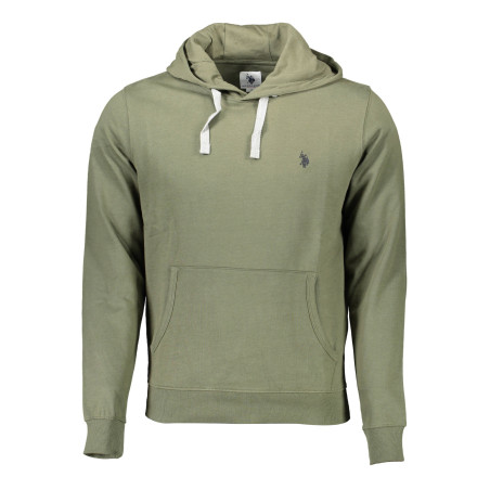 US POLO SWEATSHIRT WITHOUT ZIP MAN GREEN