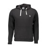 US POLO SWEATSHIRT WITHOUT ZIP MAN BLACK