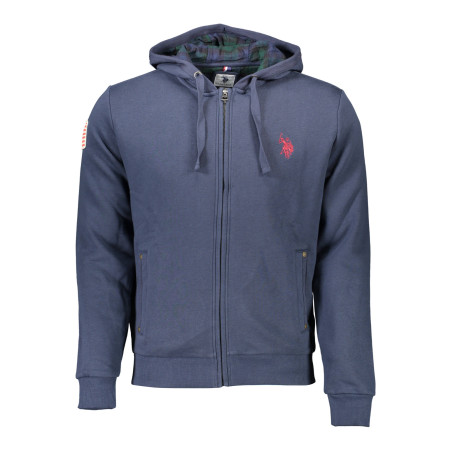 US POLO MEN&39S BLUE SWEATSHIRT WITH ZIP