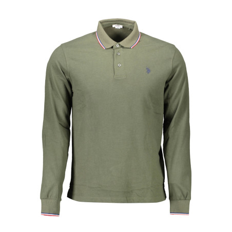 U.S. POLO POLO MANICHE LUNGHE UOMO VERDE