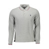 US POLO SHIRT LONG SLEEVE MEN&39S GRAY