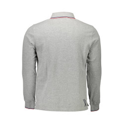 US POLO SHIRT LONG SLEEVE MEN&39S GRAY