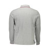 US POLO SHIRT LONG SLEEVE MEN&39S GRAY