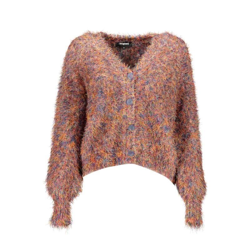 DESIGUAL CARDIGAN DONNA ARANCIO