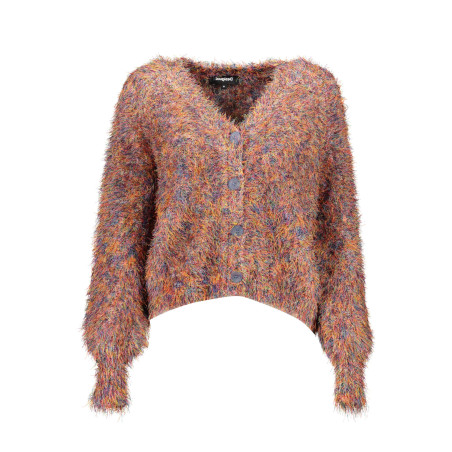 DESIGUAL CARDIGAN WOMAN ORANGE