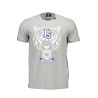 PLEIN SPORT MEN&39S SHORT SLEEVE T-SHIRT GRAY