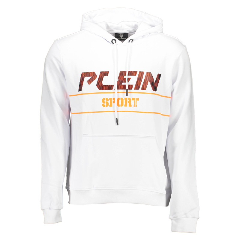 PLEIN SPORT FELPA SENZA ZIP UOMO BIANCO