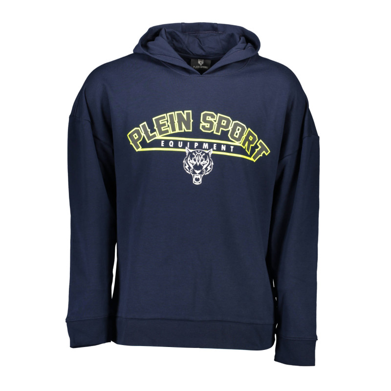 PLEIN SPORT SWEATSHIRT WITHOUT ZIP MAN BLUE