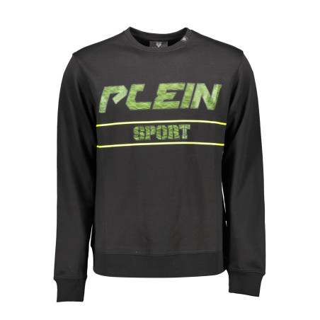 PLEIN SPORT FELPA SENZA ZIP UOMO NERO