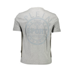 PLEIN SPORT MEN&39S SHORT SLEEVE T-SHIRT GRAY