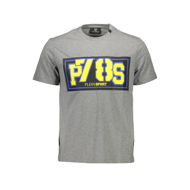 PLEIN SPORT MEN&39S SHORT SLEEVE T-SHIRT GRAY