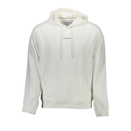 CALVIN KLEIN SWEATSHIRT WITHOUT ZIP MAN WHITE