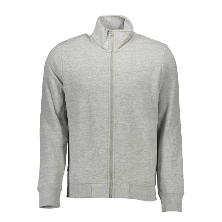 SUPERDRY FELPA CON ZIP UOMO GRIGIO