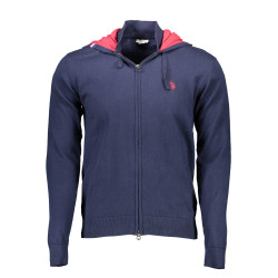 US POLO CARDIGAN MAN BLUE