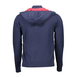 US POLO CARDIGAN MAN BLUE