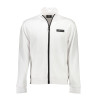 PLEIN SPORT SWEATSHIRT WITH ZIP MAN WHITE