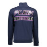 PLEIN SPORT MEN&39S BLUE SWEATSHIRT WITH ZIP