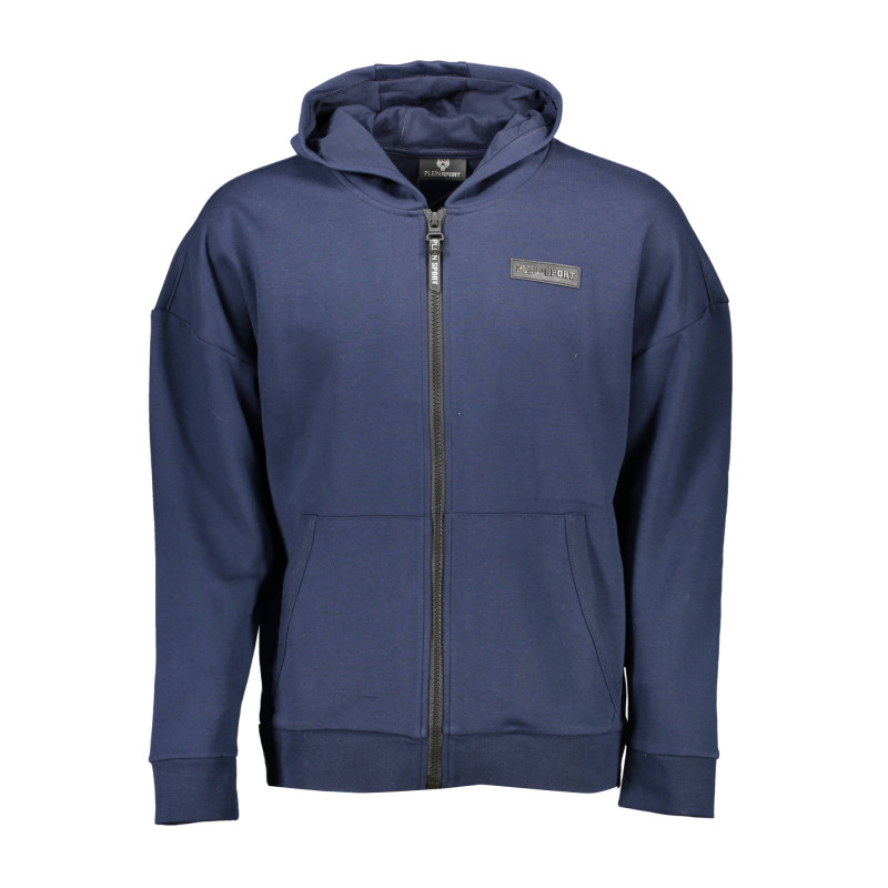 PLEIN SPORT FELPA CON ZIP UOMO BLU