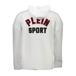 PLEIN SPORT FELPA CON ZIP UOMO BIANCO