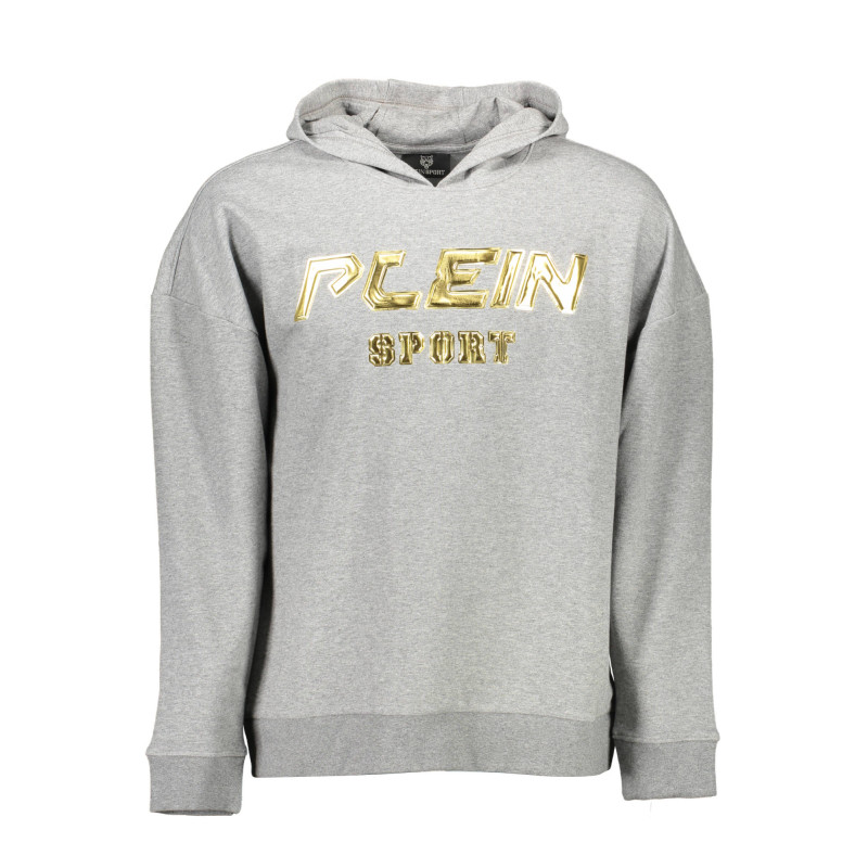 PLEIN SPORT SWEATSHIRT WITHOUT ZIP MAN GRAY