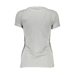 GUESS JEANS T-SHIRT MANICHE CORTE DONNA GRIGIO