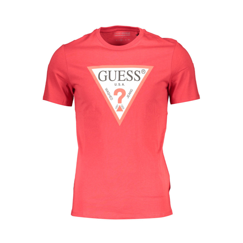 GUESS JEANS RED MAN SHORT SLEEVE T-SHIRT