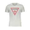 GUESS JEANS T-SHIRT MANICHE CORTE UOMO BIANCO