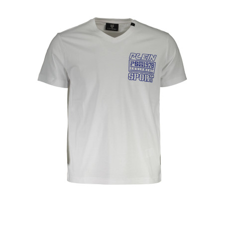 PLEIN SPORT T-SHIRT MANICHE CORTE UOMO BIANCO