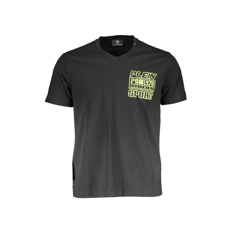 PLEIN SPORT T-SHIRT MANICHE CORTE UOMO NERO