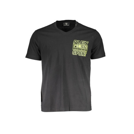 PLEIN SPORT T-SHIRT MANICHE CORTE UOMO NERO