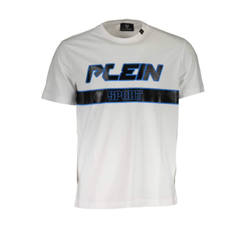 PLEIN SPORT WHITE MEN&39S SHORT SLEEVE T-SHIRT