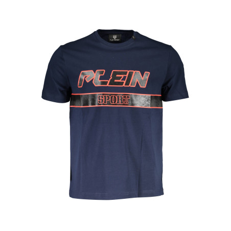 PLEIN SPORT T-SHIRT MANICHE CORTE UOMO BLU