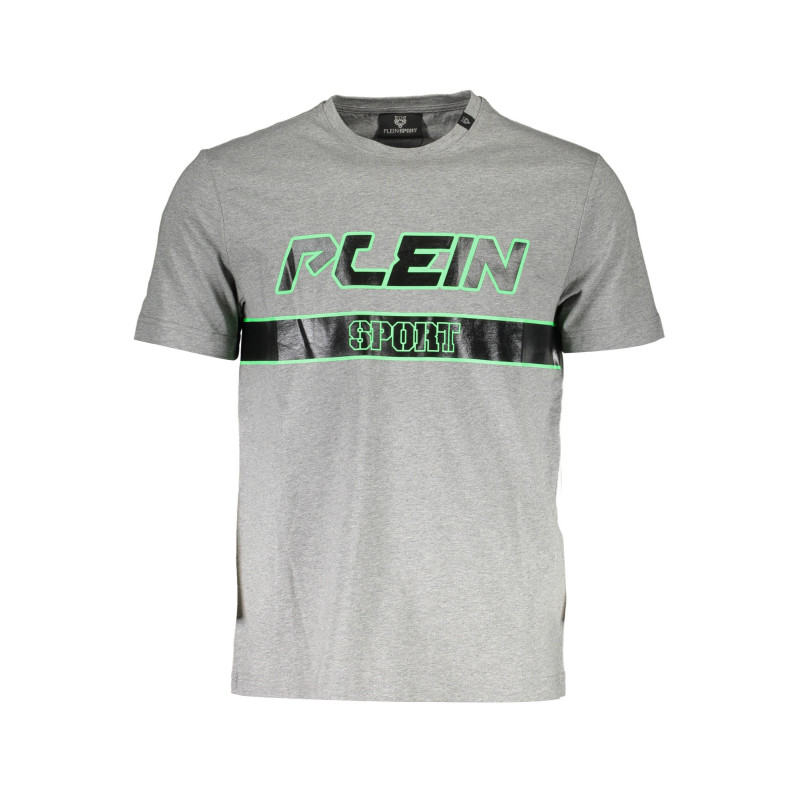 PLEIN SPORT MEN&39S SHORT SLEEVE T-SHIRT GRAY