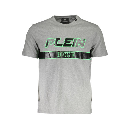 PLEIN SPORT MEN&39S SHORT SLEEVE T-SHIRT GRAY