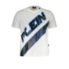 PLEIN SPORT T-SHIRT MANICHE CORTE UOMO BIANCO