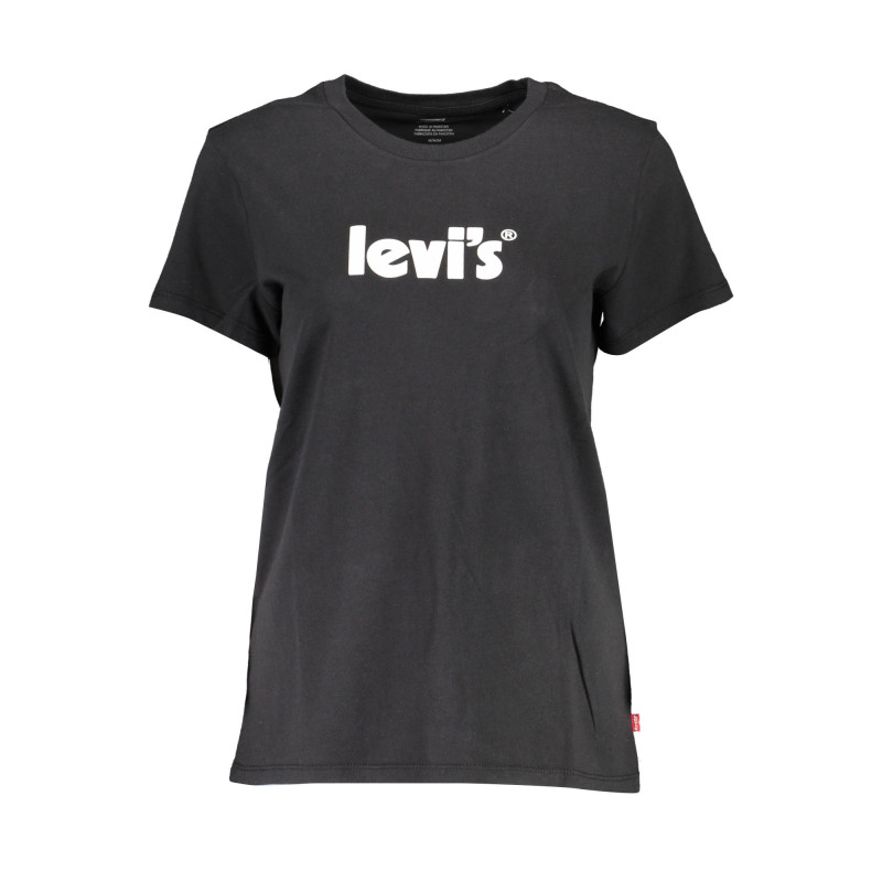 LEVI'S T-SHIRT MANICHE CORTE DONNA NERO