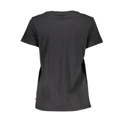 LEVI'S T-SHIRT MANICHE CORTE DONNA NERO