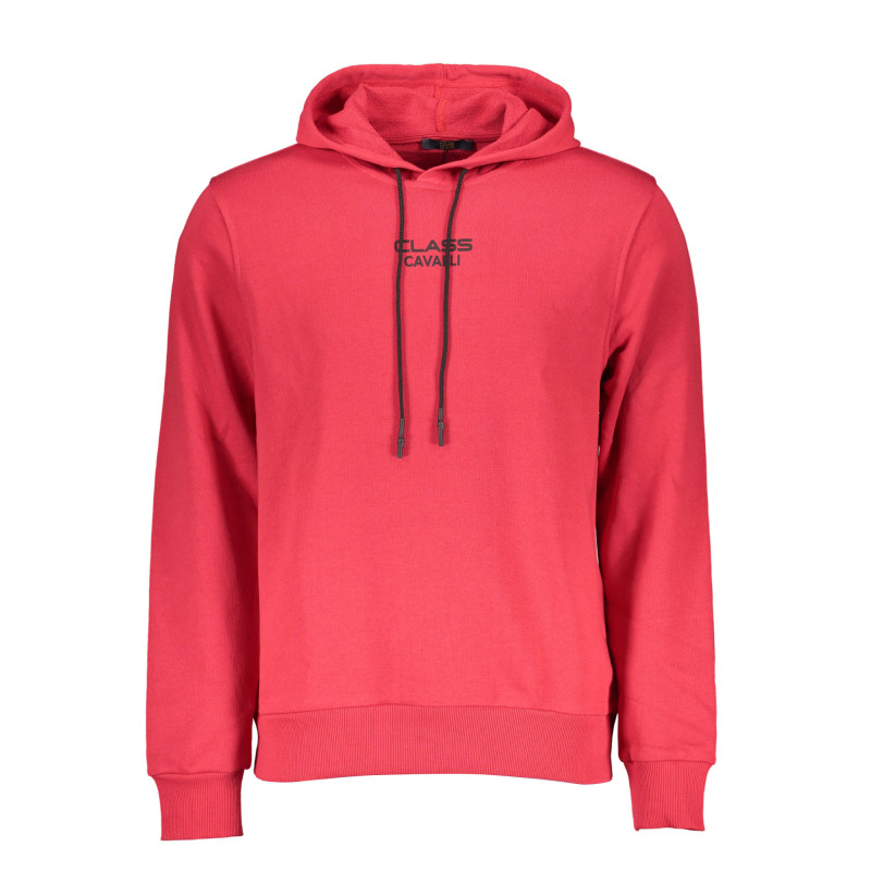 CAVALLI CLASS SWEATSHIRT WITHOUT ZIP MAN RED